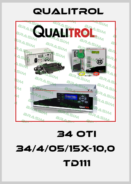 АКМ 34 OTI 34/4/05/15X-10,0 МВО TD111 Qualitrol