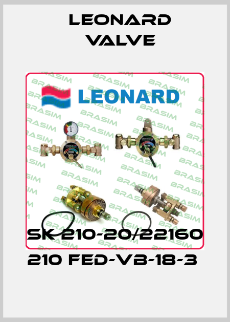 SK 210-20/22160 210 FED-VB-18-3  LEONARD VALVE