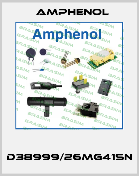  	  D38999/26MG41SN Amphenol