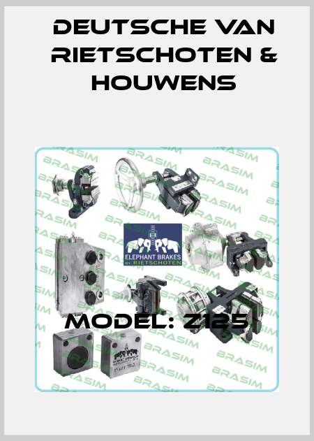 Model: Z125 Deutsche van Rietschoten & Houwens