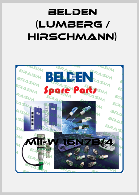 MII-W 16N78/4 Belden (Lumberg / Hirschmann)
