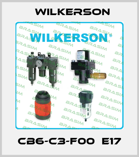 CB6-C3-F00  E17 Wilkerson
