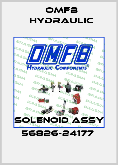 SOLENOID ASSY 56826-24177  OMFB Hydraulic