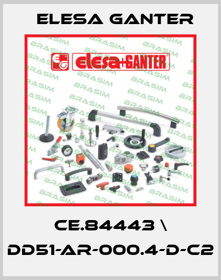 CE.84443 \ DD51-AR-000.4-D-C2 Elesa Ganter