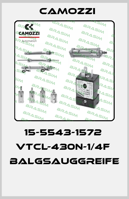 15-5543-1572  VTCL-430N-1/4F  BALGSAUGGREIFE  Camozzi