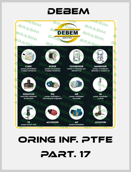 ORING INF. PTFE PART. 17 Debem