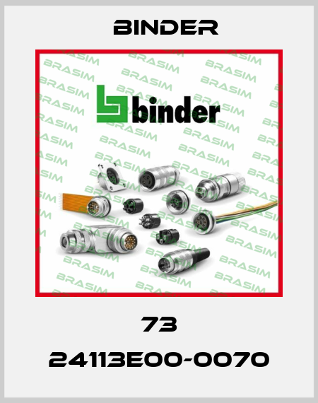 73 24113E00-0070 Binder
