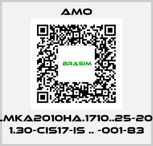 LMKA2010HA.1710..25-20- 1.30-CIS17-IS .. -001-83 Amo