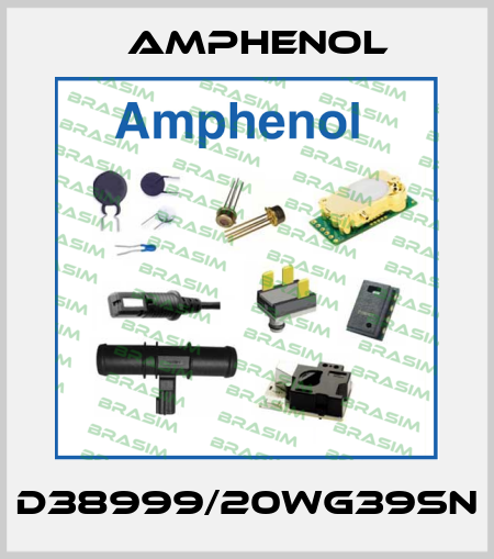 D38999/20WG39SN Amphenol