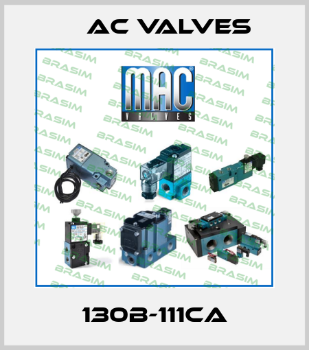 130B-111CA МAC Valves