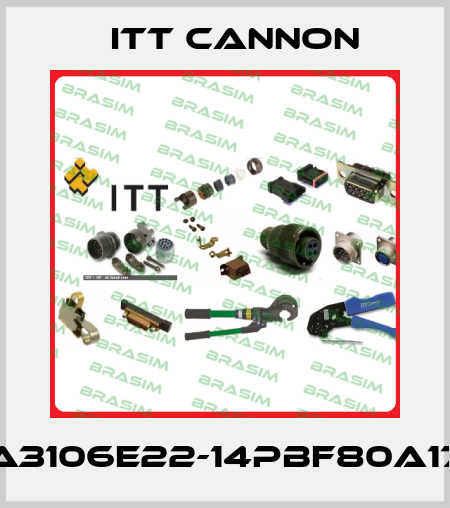 CA3106E22-14PBF80A176 Itt Cannon