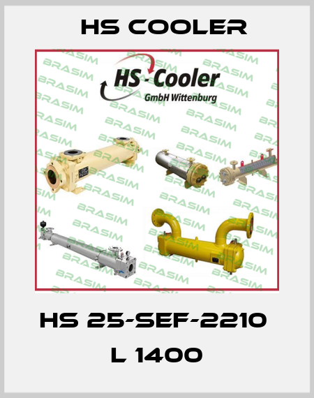 HS 25-SEF-2210  L 1400 HS Cooler