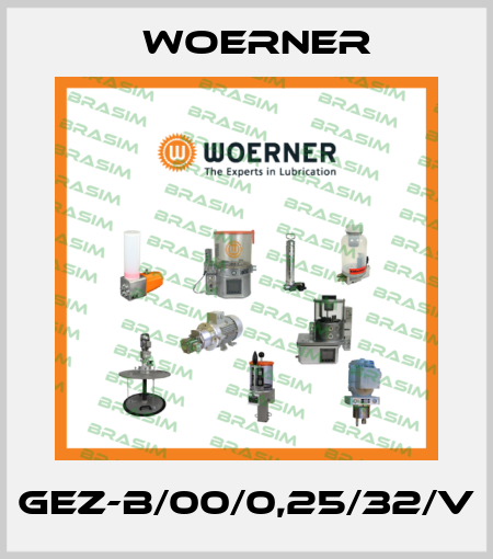 GEZ-B/00/0,25/32/V Woerner
