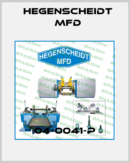 04-0041-P Hegenscheidt MFD