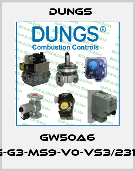 GW50A6 Ag-G3-MS9-V0-VS3/231113 Dungs