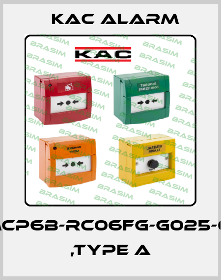 MCP6B-RC06FG-G025-01 ,Type A KAC Alarm
