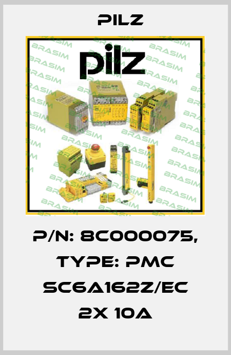p/n: 8C000075, Type: PMC SC6A162Z/EC 2x 10A Pilz