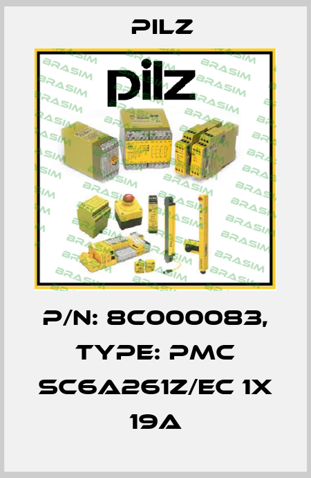 p/n: 8C000083, Type: PMC SC6A261Z/EC 1x 19A Pilz