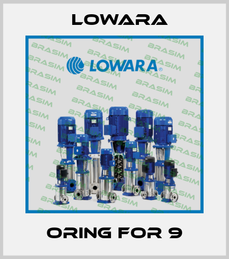 Oring for 9 Lowara