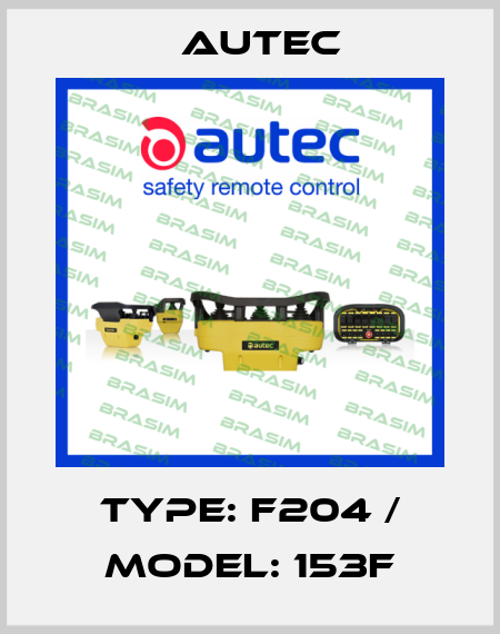 Type: F204 / model: 153F Autec