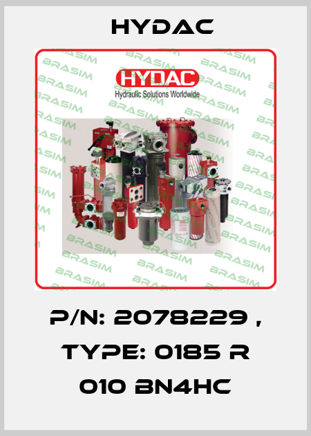 P/N: 2078229 , Type: 0185 R 010 BN4HC Hydac