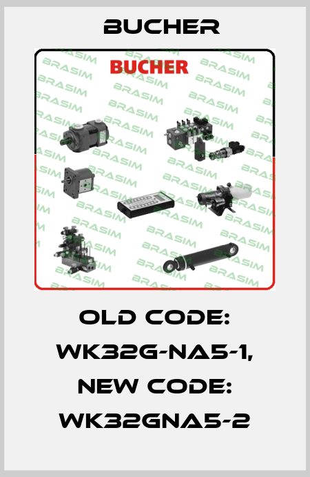 old code: WK32G-NA5-1, new code: WK32GNA5-2 Bucher
