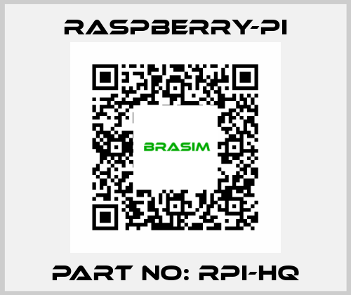 part no: RPI-HQ Raspberry-pi