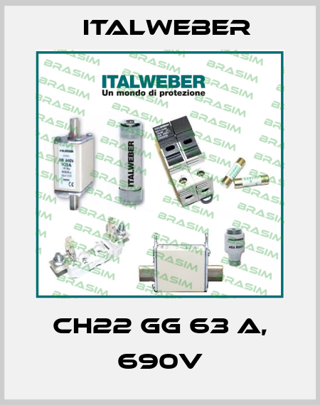 CH22 gG 63 A, 690V Italweber