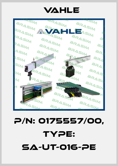 P/n: 0175557/00, Type: SA-UT-016-PE Vahle