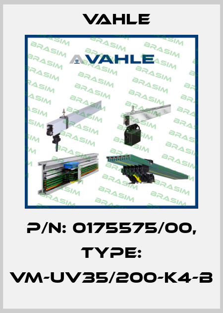 P/n: 0175575/00, Type: VM-UV35/200-K4-B Vahle