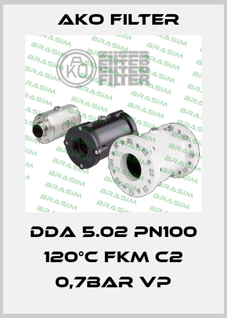 DDA 5.02 PN100 120°C FKM C2 0,7BAR VP Ako Filter