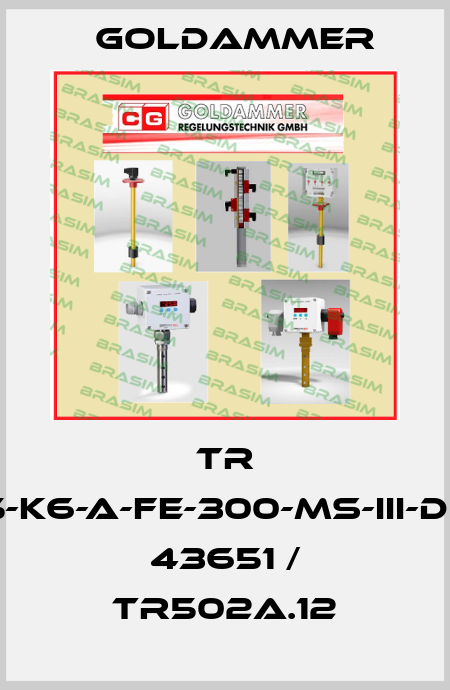 TR 15-K6-A-FE-300-MS-III-DIN 43651 / TR502A.12 Goldammer