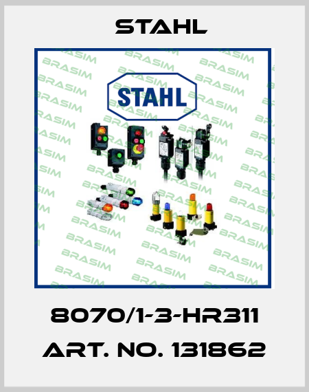 8070/1-3-HR311 Art. No. 131862 Stahl