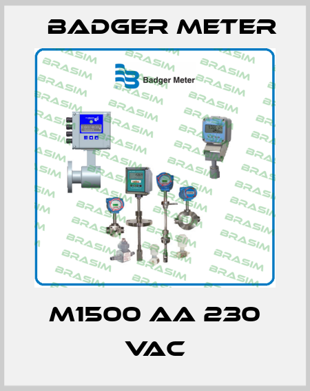 M1500 AA 230 VAC Badger Meter