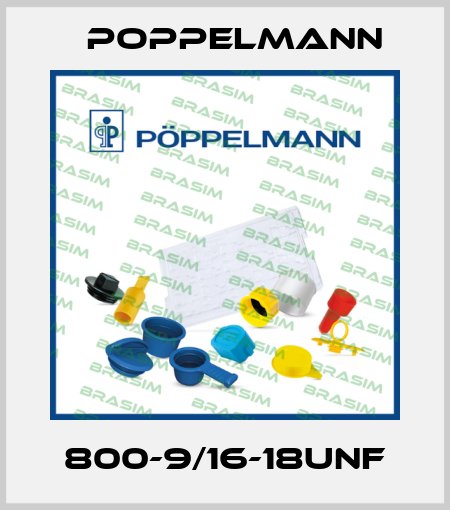 800-9/16-18UNF Poppelmann