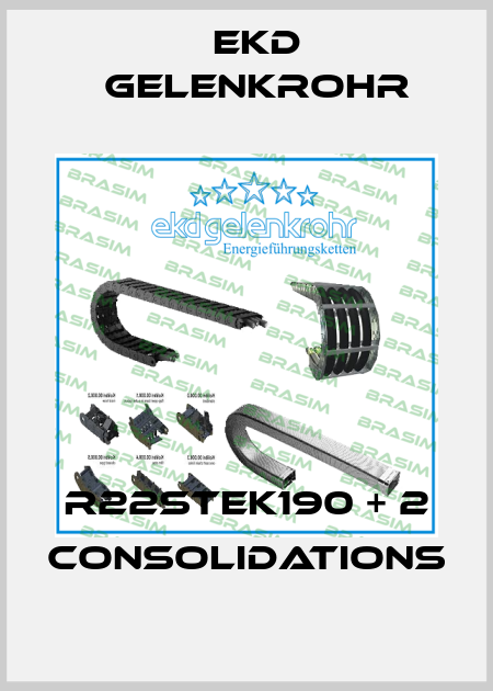 R22STEK190 + 2 consolidations Ekd Gelenkrohr