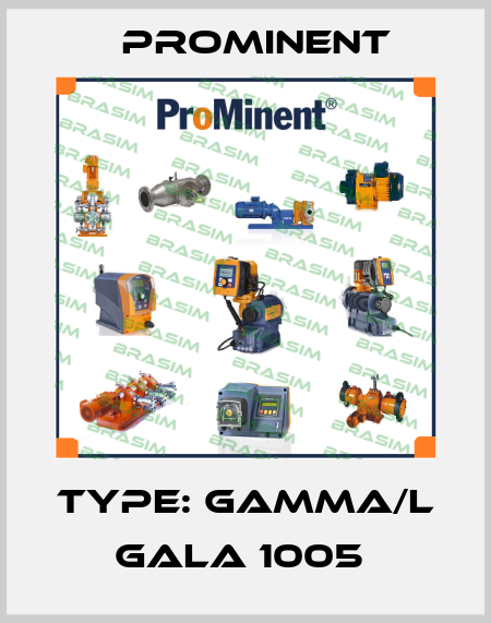 Type: gamma/L GALa 1005  ProMinent