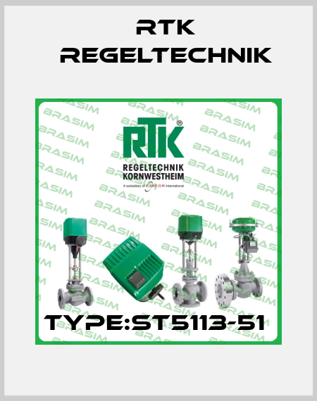 TYPE:ST5113-51  RTK Regeltechnik