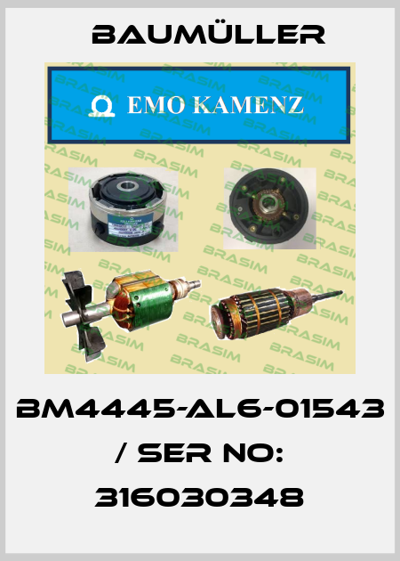 BM4445-AL6-01543 / Ser no: 316030348 Baumüller