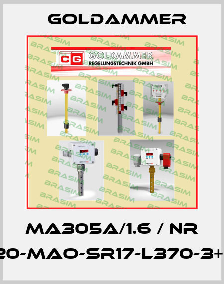 MA305A/1.6 / NR M20-MAO-SR17-L370-3+PE Goldammer