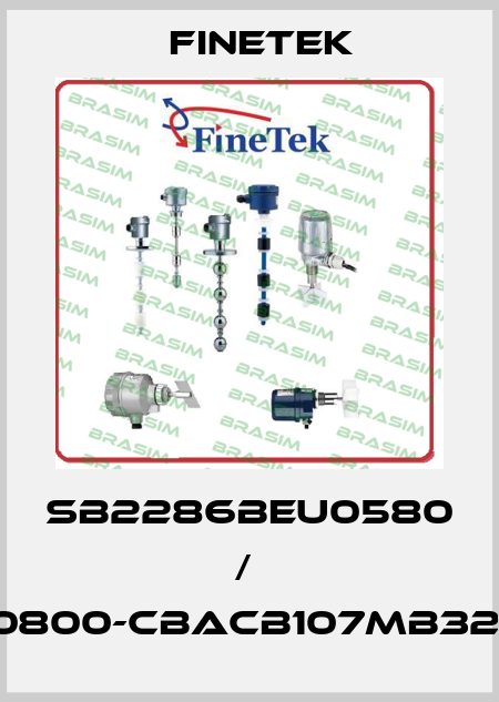 SB2286BEU0580 /  SBX10800-CBACB107MB320580 Finetek