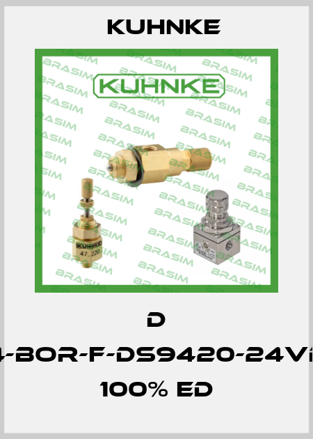 D 24-BOR-F-DS9420-24VDC 100% ED Kuhnke