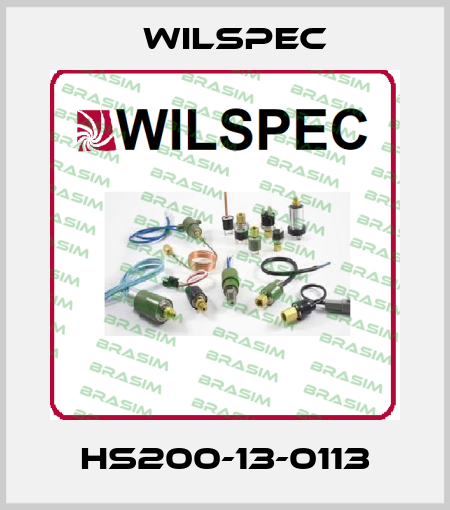 HS200-13-0113 Wilspec