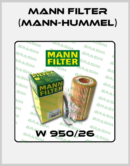 W 950/26 Mann Filter (Mann-Hummel)