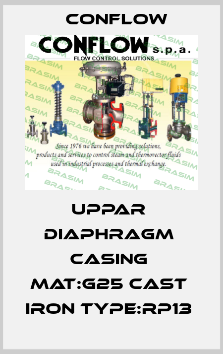 UPPAR  DIAPHRAGM  CASING  MAT:G25 CAST  IRON TYPE:RP13  CONFLOW