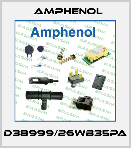 D38999/26WB35PA Amphenol