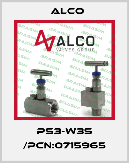 PS3-W3S /PCN:0715965 Alco