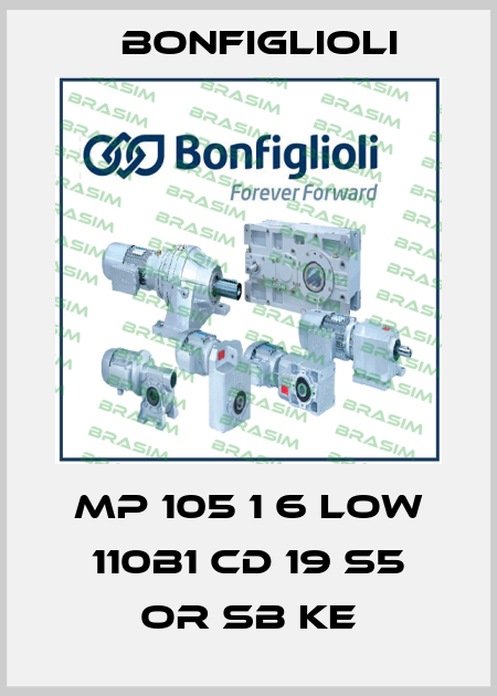 MP 105 1 6 LOW 110B1 CD 19 S5 OR SB KE Bonfiglioli