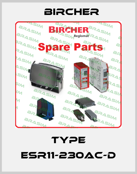 Type ESR11-230AC-D Bircher