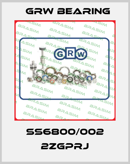 SS6800/002 2ZGPRJ GRW Bearing